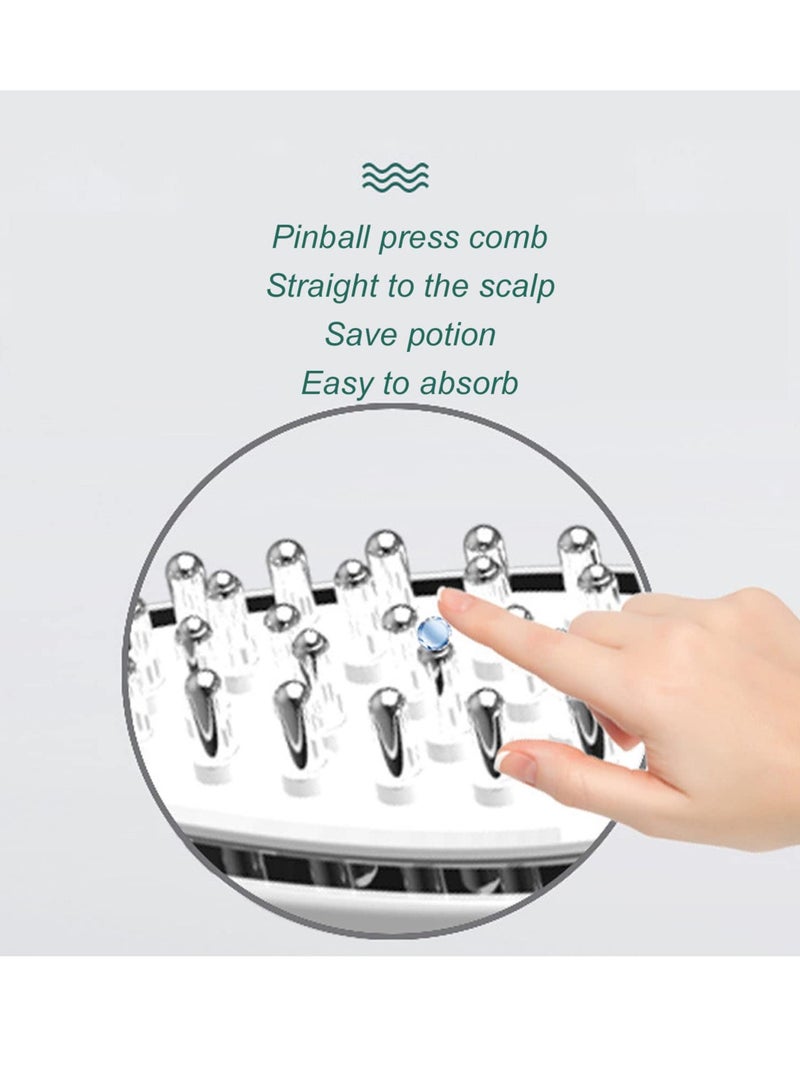SYOSI Electric hair growth comb, Scalp Oil Applicator Electric Scalp Applicator Comb Scalp Massage Hair Growth Portable Handheld Vibrating Massager Comb for Head Stress Relax Daily Hair Care - Image 2