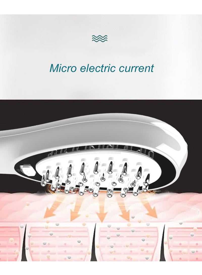 SYOSI Electric hair growth comb, Scalp Oil Applicator Electric Scalp Applicator Comb Scalp Massage Hair Growth Portable Handheld Vibrating Massager Comb for Head Stress Relax Daily Hair Care - Image 3