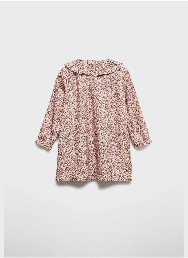 MANGO - Kids Floral Midi Dress - Image 1