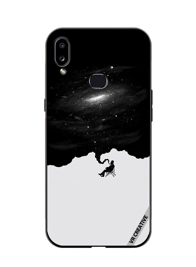 VR CREATIVE Protective Case Cover For Samsung Galaxy A10s Galaxy Abstract Black White Design Multicolour - Image 1
