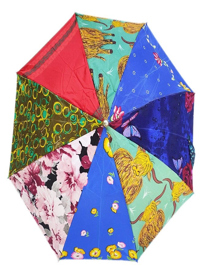 RAINPOPSON Umbrella for Women and Men (Multicolour) Pack of 1 - Image 5