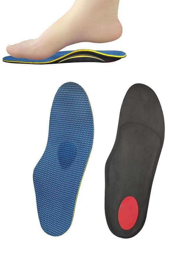 قوس القدم دعم تقويم العظام نعل ، نعل لينة اللفافة الأخمصية ، وامتصاص الصدمات وسادة عازلة ، أحذية عالية الكعب ، ذكر و أنثى القدم الألم المفرط التقوس ( ل 44-45 ) . - Image 1