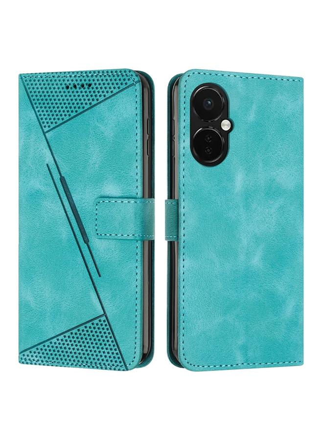 اس-توب جراب لهاتف OnePlus Nord CE3 / CE 3 Lite جراب جلدي بتصميم مثلث حلم مع حبل - Image 1