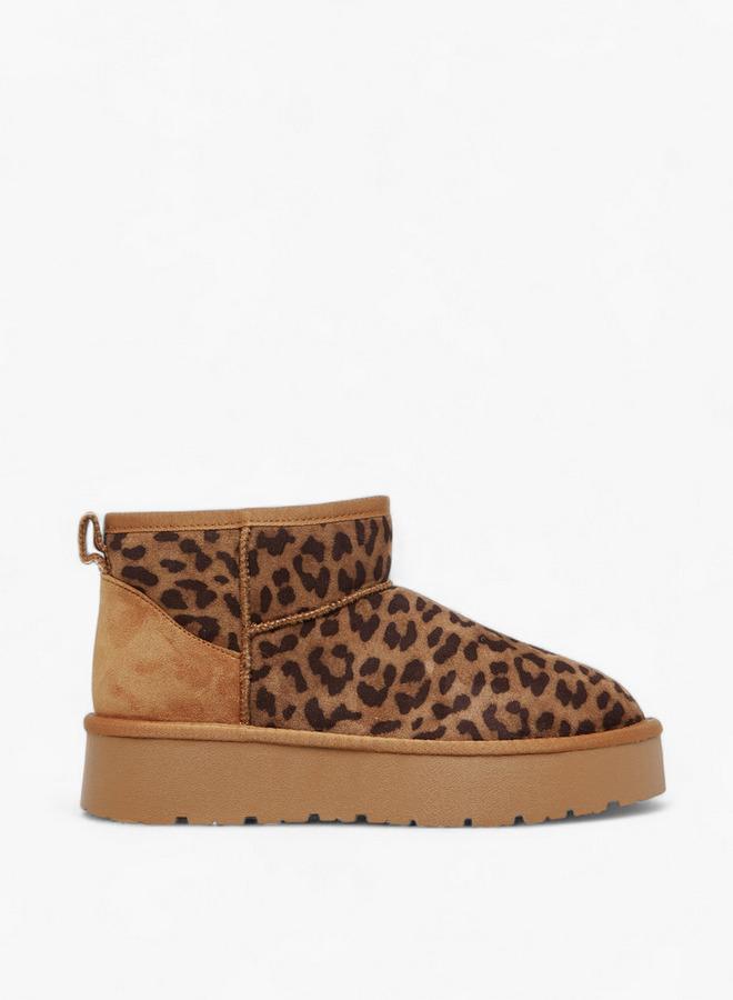 Celeste Women Animal Print Boots - Image 1