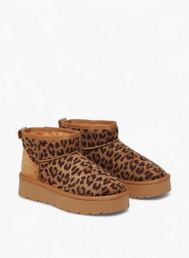 Celeste Women Animal Print Boots - Image 3