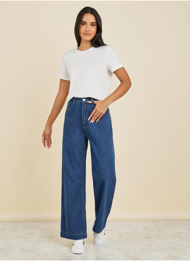 Styli - Regular Fit Basic Round Neck T-Shirt - Image 1
