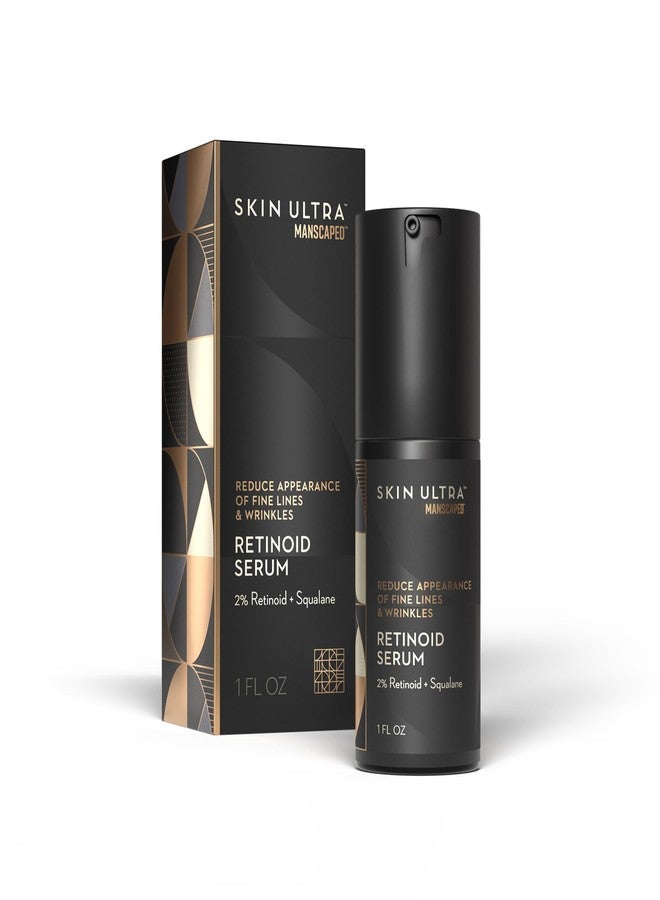 MANSCAPED® Skin Ultra™ Retinoid Serum - Dual Retinoid Age-Defying Formula with Squalane, Ceramides & Hyaluronic Acid to help Reduce Appearance of Fine Lines, Wrinkles & Dark Spots, 1 fl oz. - Image 1