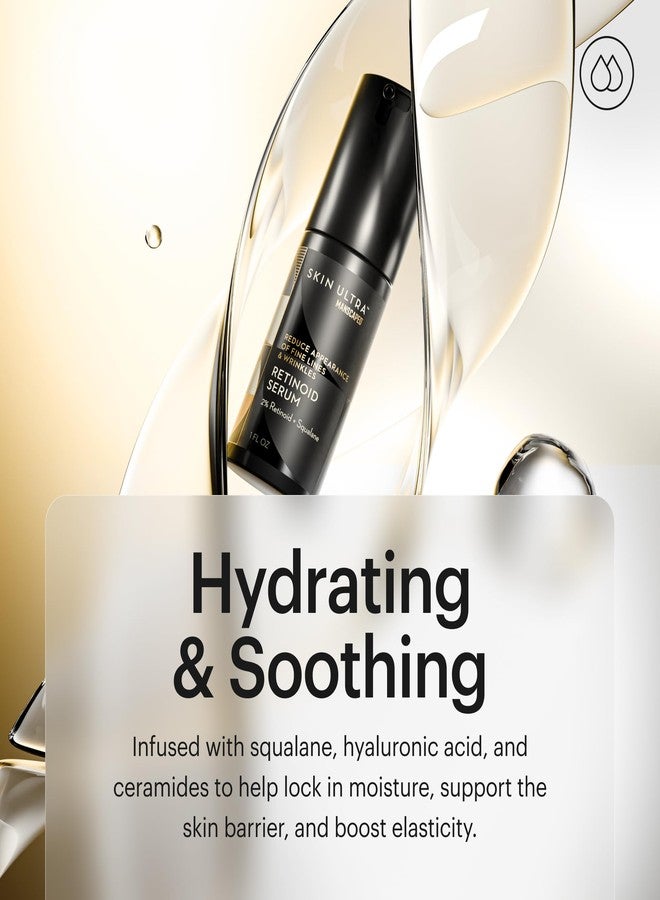 MANSCAPED® Skin Ultra™ Retinoid Serum - Dual Retinoid Age-Defying Formula with Squalane, Ceramides & Hyaluronic Acid to help Reduce Appearance of Fine Lines, Wrinkles & Dark Spots, 1 fl oz. - Image 4