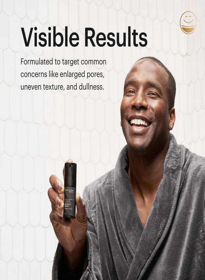 MANSCAPED® Skin Ultra™ Retinoid Serum - Dual Retinoid Age-Defying Formula with Squalane, Ceramides & Hyaluronic Acid to help Reduce Appearance of Fine Lines, Wrinkles & Dark Spots, 1 fl oz. - Image 5