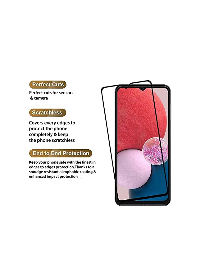 erorex For Samsung Galaxy A13 / A23 / M23 / M33 / M13 / F23 Screen Protector Glass Full Glue Edge-To-Edge Protector For Samsung Galaxy A13 / A23 / M23 / M33 / M13 / F23 By Emodil ® - Image 5