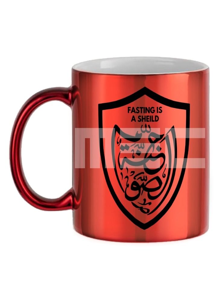 MEC A Fasting Is Sheild Printed Coffee Mug 11Oz - Image 1