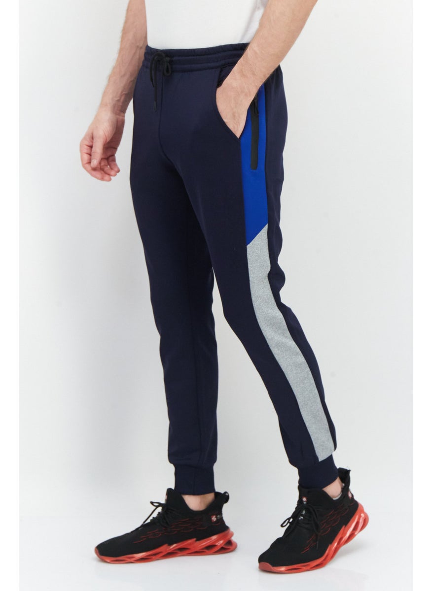 Cultura New York Men Sportswear Fit Training Pants, Navy  - Image 4