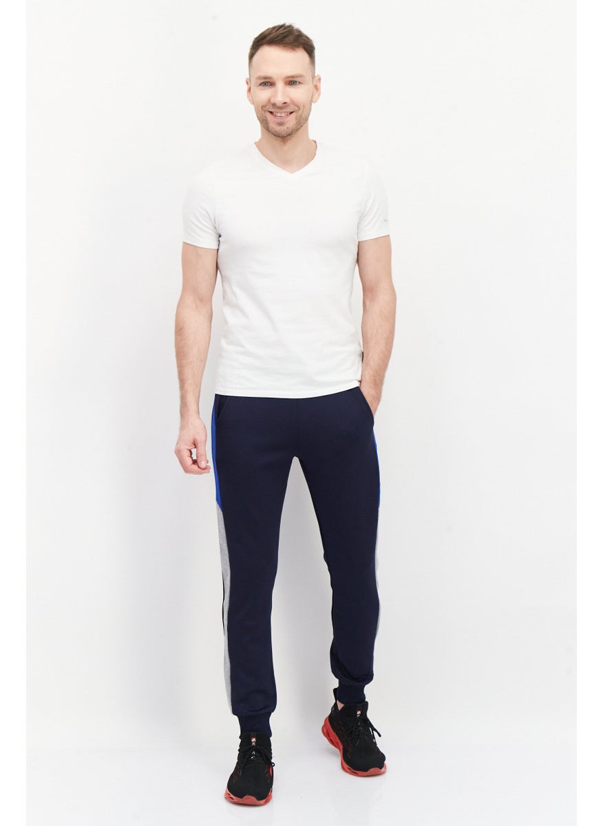 Cultura New York Men Sportswear Fit Training Pants, Navy  - Image 3
