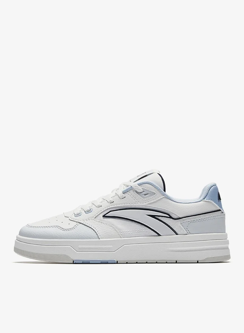 ANTA Stree LT 3 Skater sneakers | Classic Color-Block Trendy Women Low-Top White
