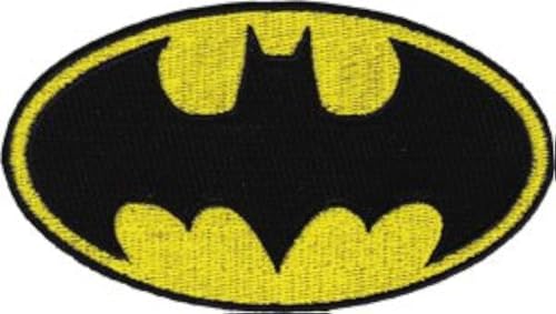 C&D Visionary DC Comics Batman Logo Iron-On Patches (P-DC-0186) - Image 1