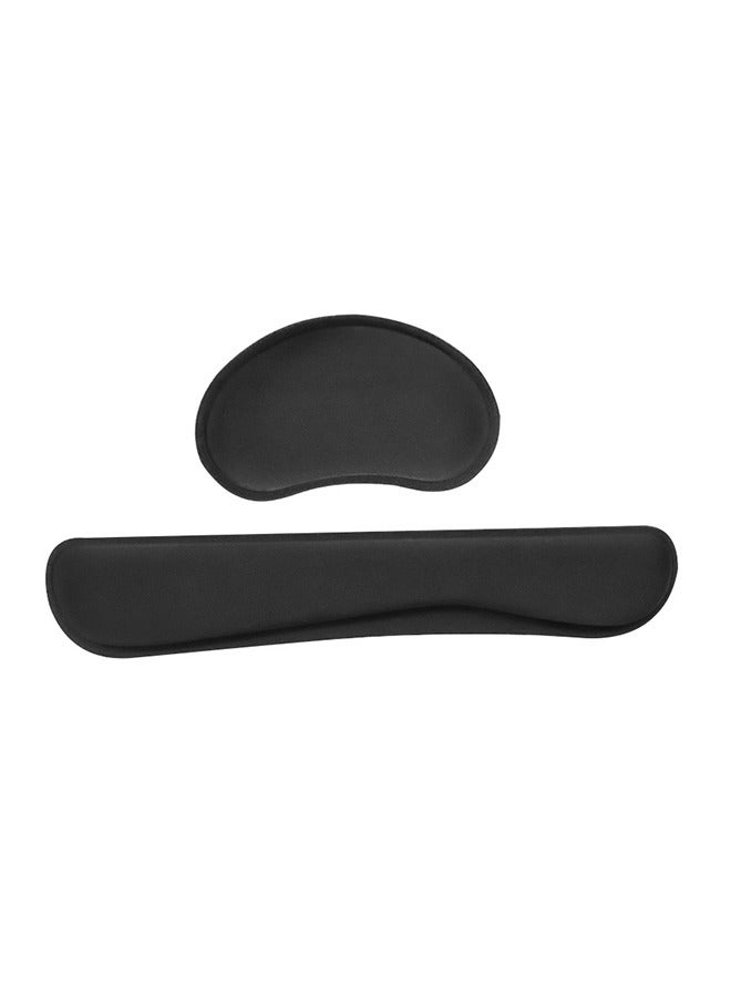 Keyboard Wrist Rest Set Support, Ergonomic Wrist Rest Pad for Typing Comfortably - Image 1