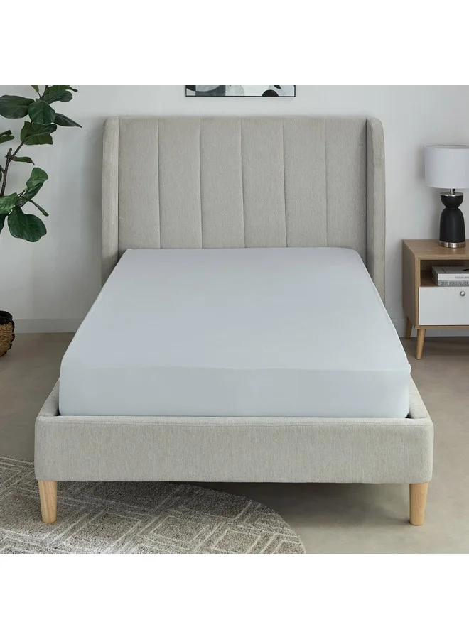 Home Box Essential Cotton Twin Fitted Sheet 120 x 200 x 36 cm