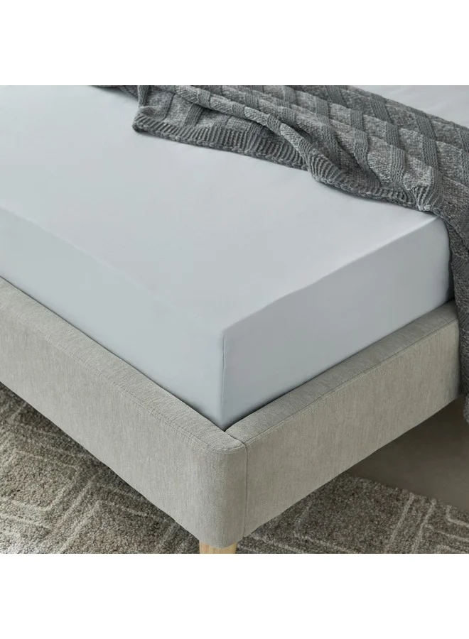 Home Box Essential Cotton Twin Fitted Sheet 120 x 200 x 36 cm