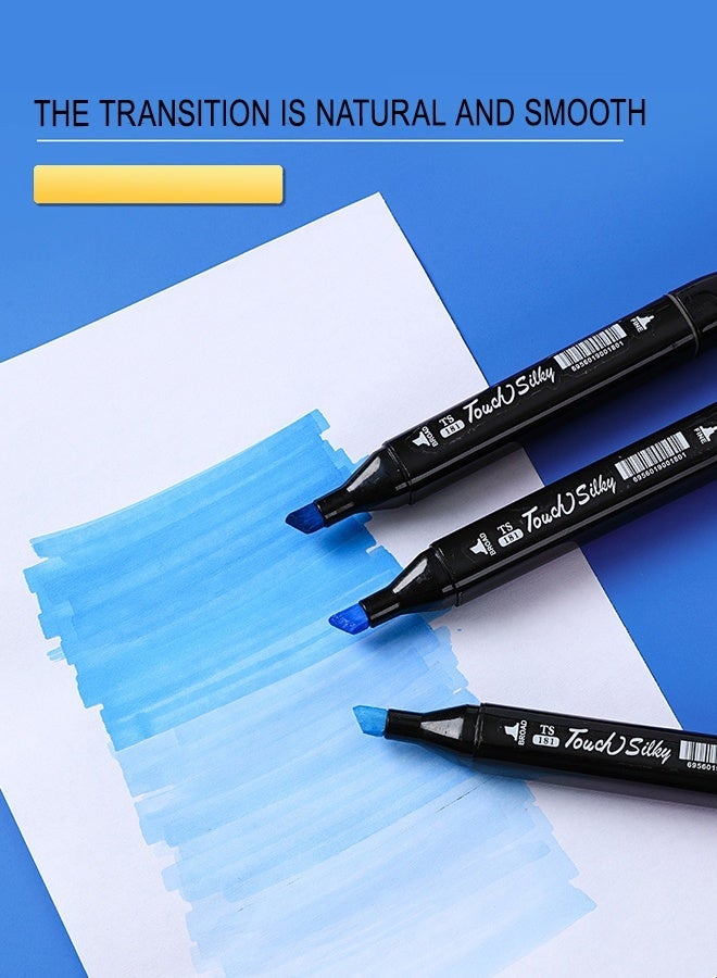 Touch 48 Colors Dual tip art markers｜For  Coloring,Sketching,Drawing - Image 2