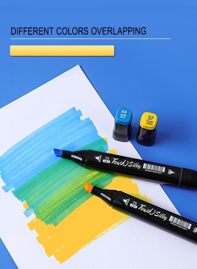 Touch 48 Colors Dual tip art markers｜For  Coloring,Sketching,Drawing - Image 3