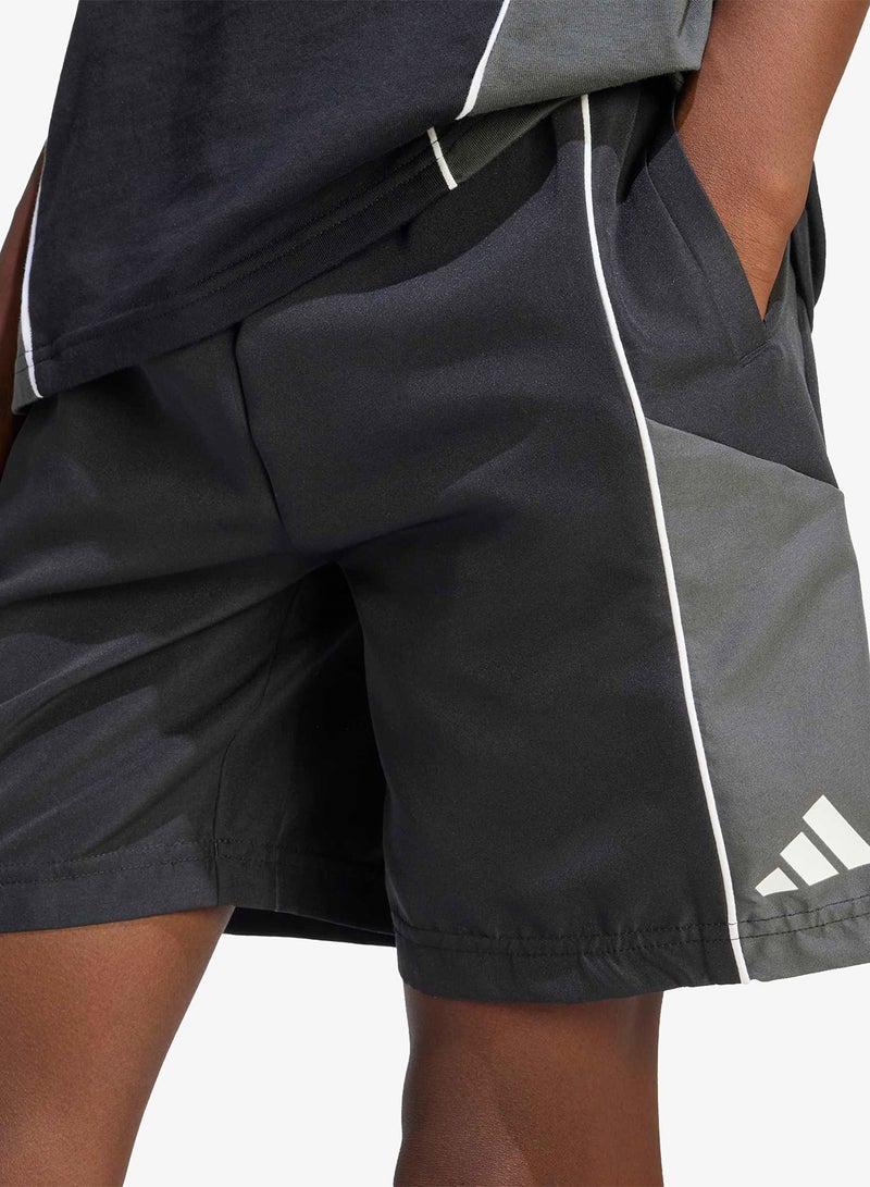 Adidas Youth Color Block Woven Shorts - Image 5