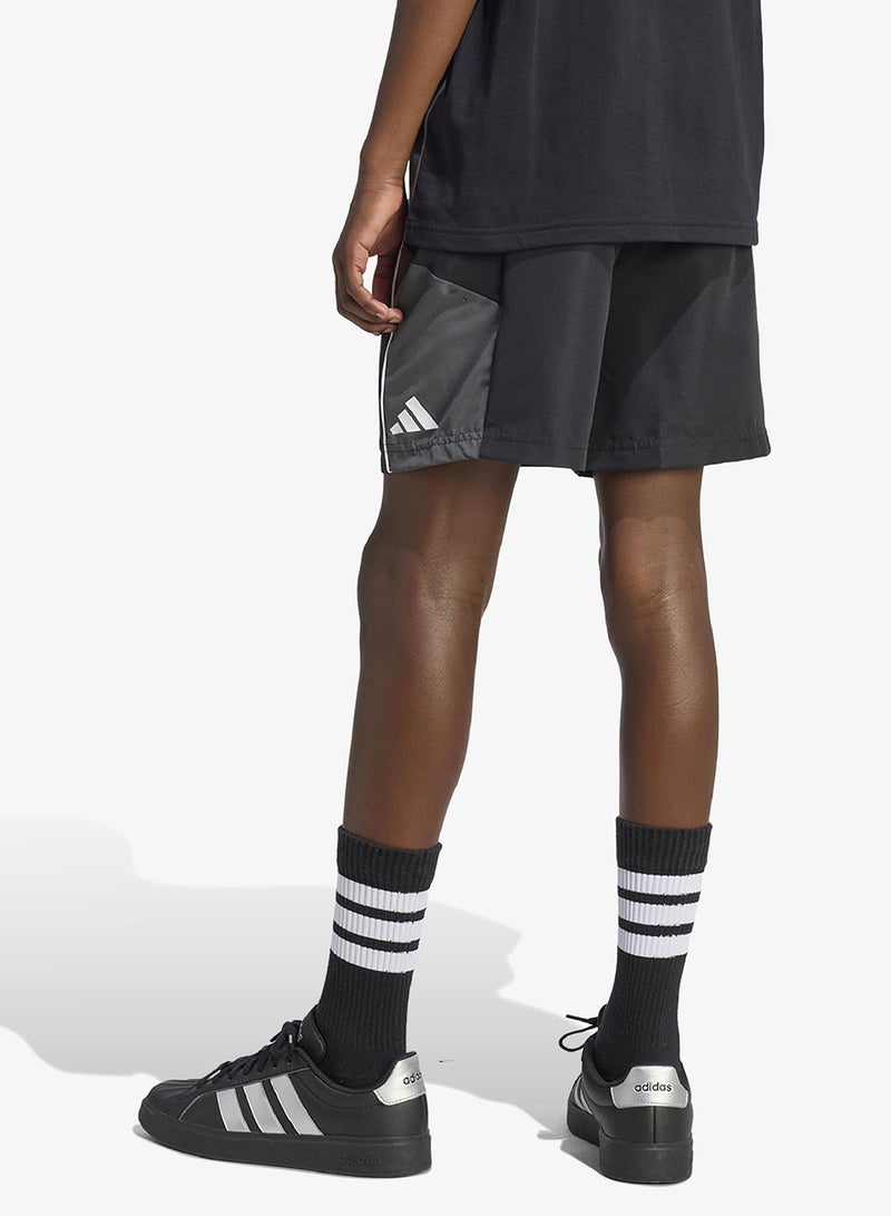 Adidas Youth Color Block Woven Shorts - Image 4