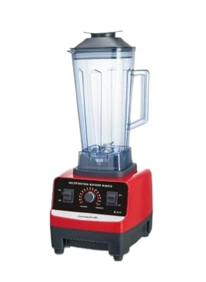 SILVER CREST Silvercrest 5500W Ice Crushing Blender 6 Sharp Blades and Extra Grinder Attachment for All Your Desires Food Processor and Smoothie Maker in Stylish Red/Black - Image 2