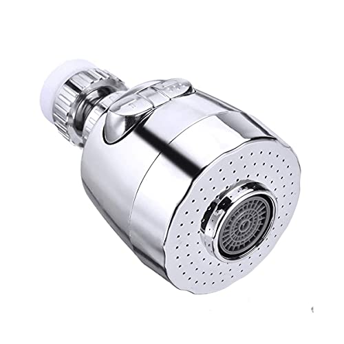 HomeAra 1 PCS Short Faucet 360° Swivel Tap Extender | Adjustable Splash-Proof Aerator with Double Spray Mode | Water-Saving Nozzle Filter for Kitchen, Bathroom, Sink, Dishwashing & Fruit Rinsing - Image 1