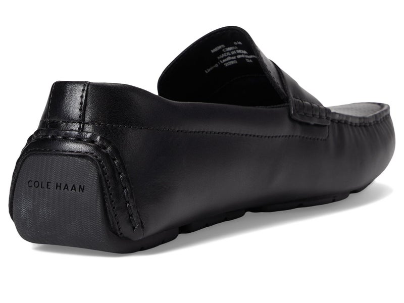 Cole Haan Mens Grand Laser Penny Driver, Black/Black, 7-M US - Image 5