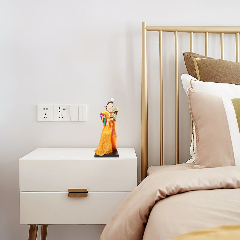🏠 دمى تقليدية كورية يدوية الصنع لتزيين المنزل بأناقة وفن ثقافي - Image 5