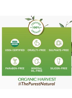 Organic Harvest Aloe Vera Gel with Neem & Cucumber Extract Multi-purpose Aloe Vera Gel for Face and Hair For All Skin & Hair Types| 100% Certified Organic Sulphate & Paraben Free 100ml  - Image 5