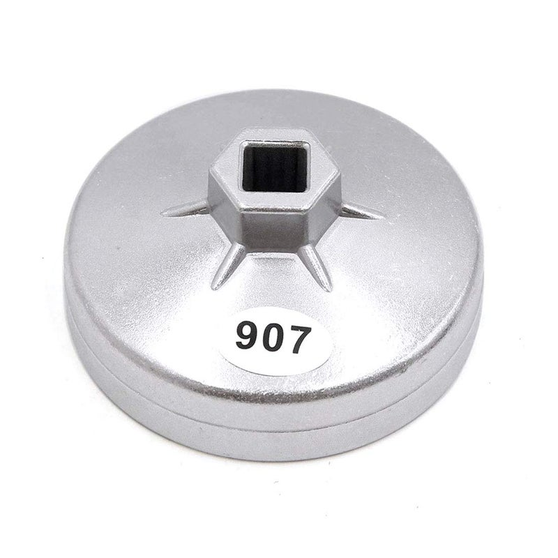 LDEXIN 15 Flutes 89mm/3.5" Inner Dia Oil Filter Cap Wrench,Aluminum Alloy (Model 907) - Image 5