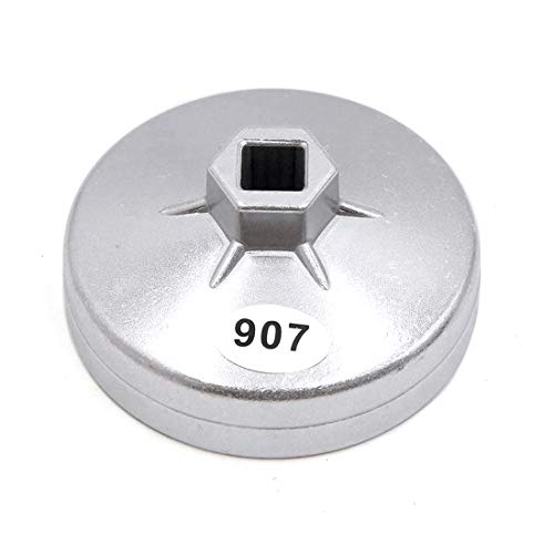 LDEXIN 15 Flutes 89mm/3.5" Inner Dia Oil Filter Cap Wrench,Aluminum Alloy (Model 907) - Image 1