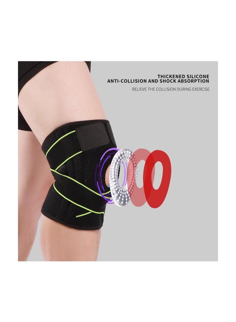 Adjustable Knee Support Brace with Side Stabilizers & Gel Padding – Compression for Pain Relief, Meniscus Tear, ACL, MCL, Arthritis & Injury Recovery - Image 4