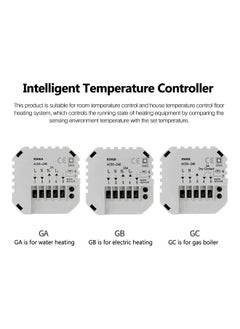 NIBEMINENT Intelligent Temperature Controller Thermostat Black  - Image 3