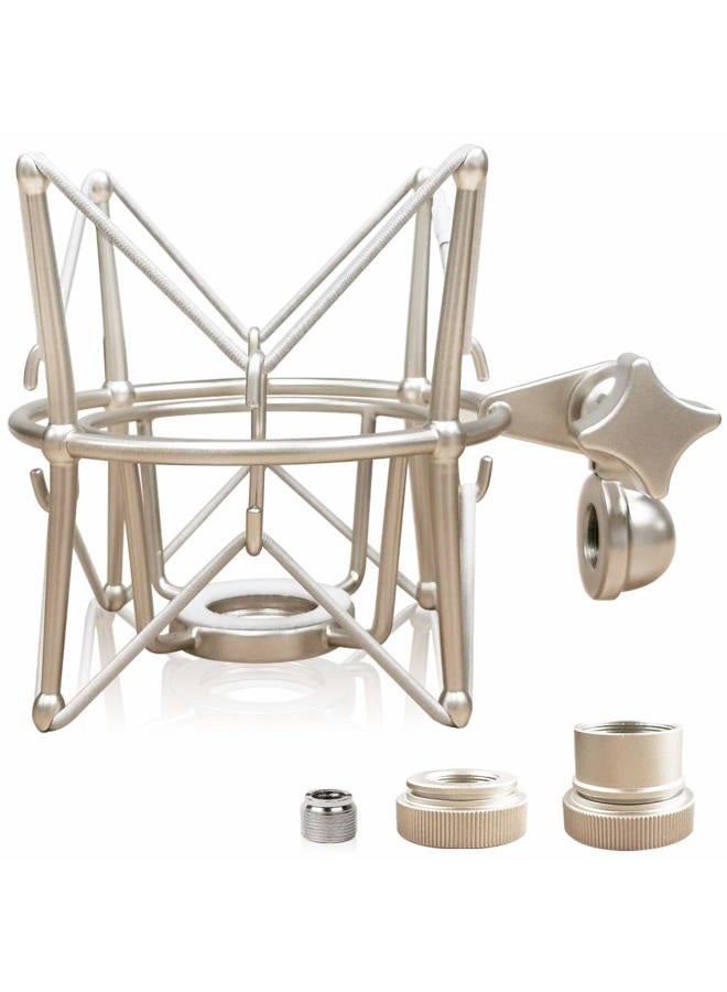 boseen Spider Microphone Shock Mount Mic Holder - Anti Vibration Metal Spider Shockmount Compatible with Neumann U47 U67 U87 TLM102 TLM103 TLM107 M147 M149 Senheiser MK4 MK8 Condenser Microphones - Image 1