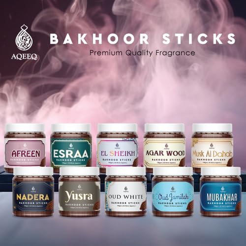 LABRISA Aqeeq Oud White Premium Bakhoor Sticks Musk Amber Agarwood Notes Modern Arabian Aroma Charcoal Bamboo Free Ideal for Daily Use 100gms 30 Sticks Approx Stick Size 8mm x 75mm - Image 5