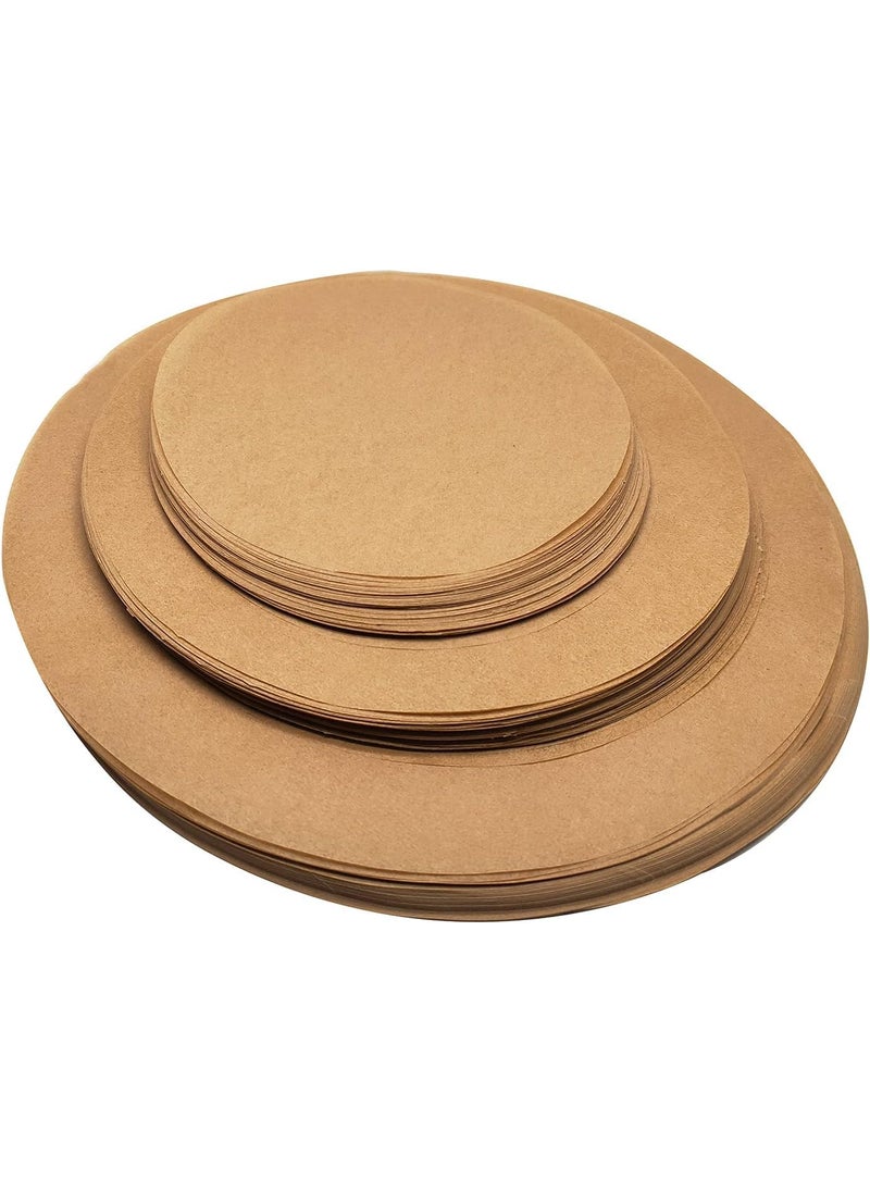 MFDSJ 150 Sheets Round Baking Parchment Paper 6 8 10 Inch NonStick Cake Pan Parchment Liner for Baking Grilling and Steaming Bread 