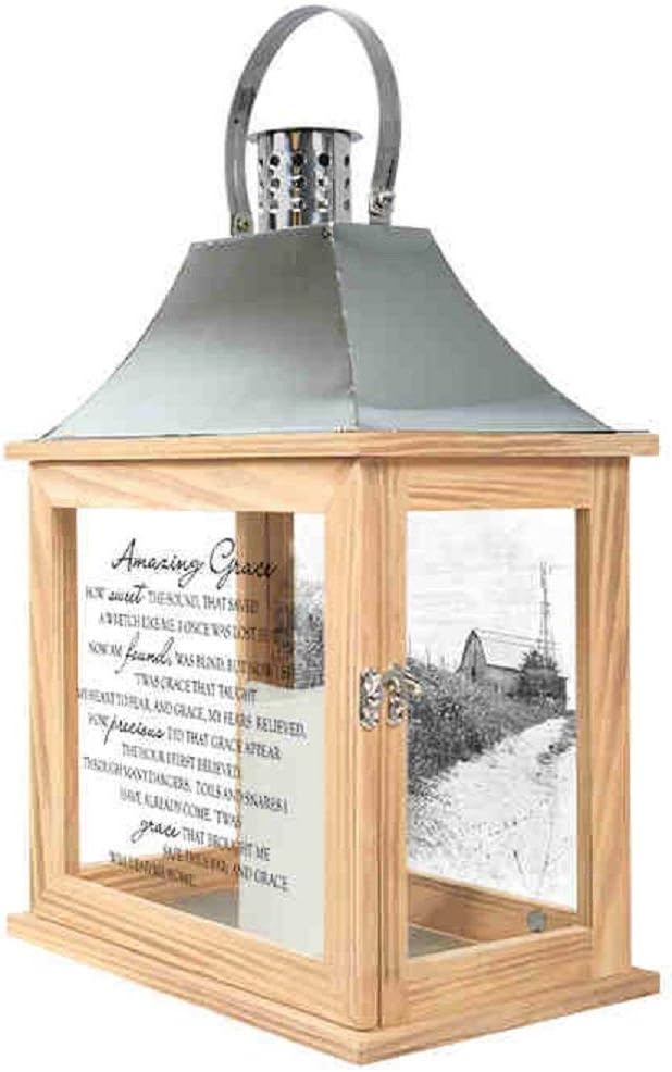 Carson Carson Amazing Grace Memorial Lantern Home Decor 