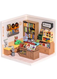 Rolife Led Building Blocks For Adults1:24 Toy Building Setsmodel Building Kits For Kids Ages 81215Diy Miniature Dollhouse Kits For Adultshobbies For Women Men (3.Fascinating Book Store)  - Image 1