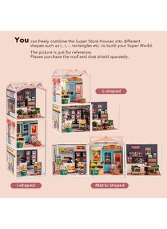 Rolife Led Building Blocks For Adults1:24 Toy Building Setsmodel Building Kits For Kids Ages 81215Diy Miniature Dollhouse Kits For Adultshobbies For Women Men (3.Fascinating Book Store)  - Image 5