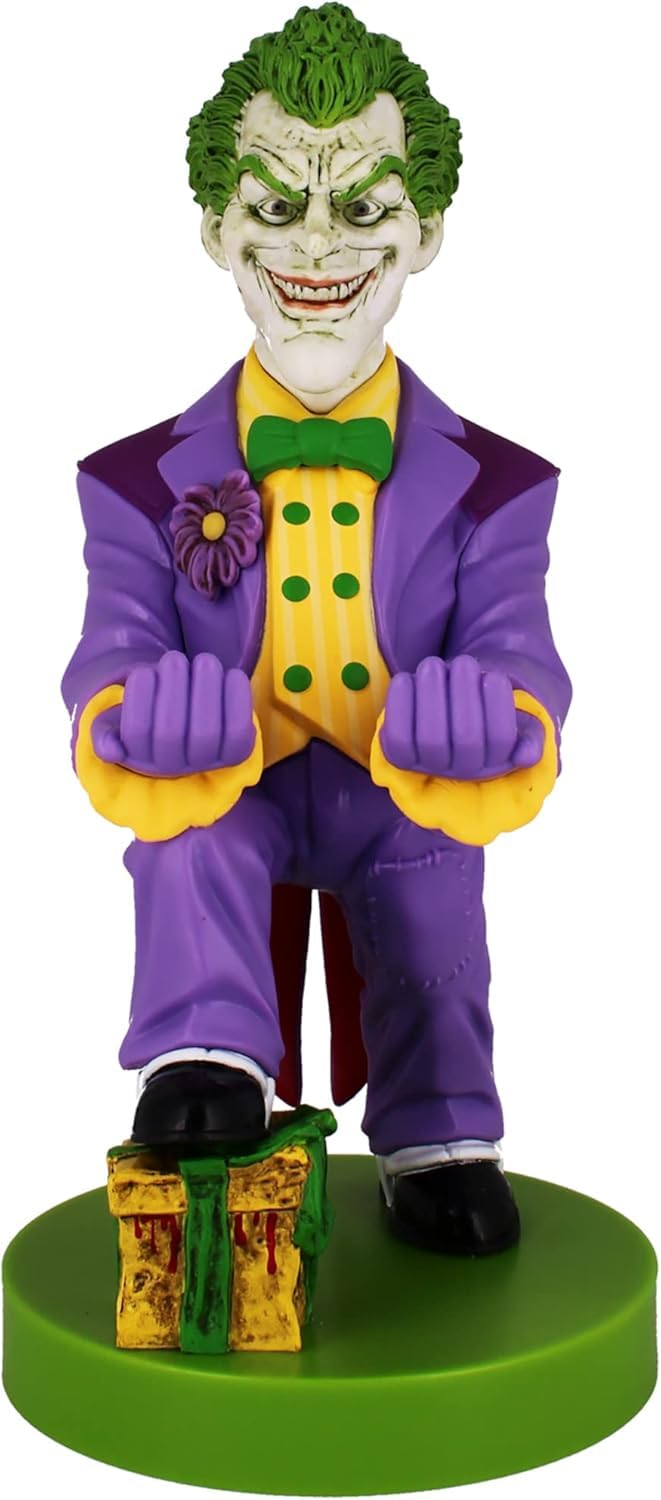 Exquisite Gaming Warner Bros Joker Original Mobile Phone Gaming Controller Holder Device Stand Cable Guys Licensed Figure Small - Image 2