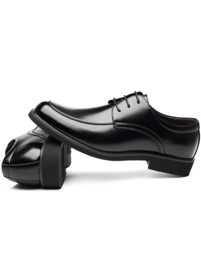 Poitulas Men's Lace-up Business Casual Shoes, British Comfortable Formal Shoes, Wedding Shoes For Men, 2029 Black, Size 41 - Image 3