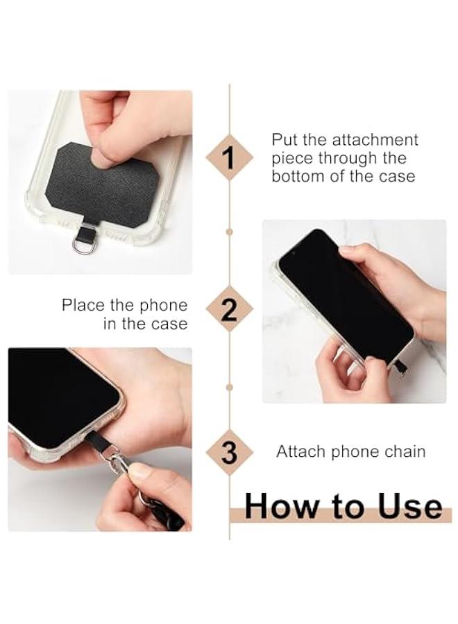 Clip and Go Strap for Phone with Wallet, Adjustable Crossbody Universal Phone Chains with Zippered Pouch for Women - Image 5