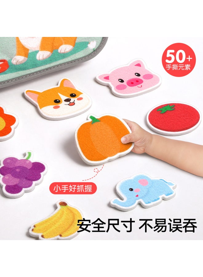 Star Boat Tear The Book Baby Cloth Book Class A Can Bite The Hand Tear Not Rotten Infants 0-3 Years Old Early Childhood Toys Quiet Book Paste - Image 4