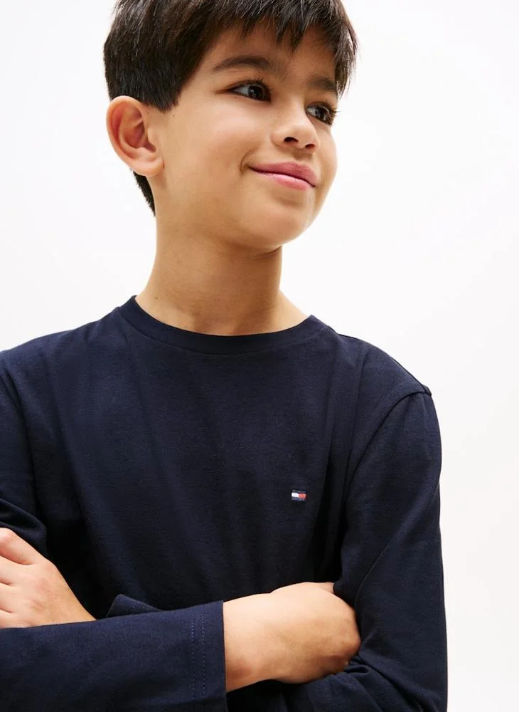 TOMMY HILFIGER Kids Essential Crew Neck T-Shirt