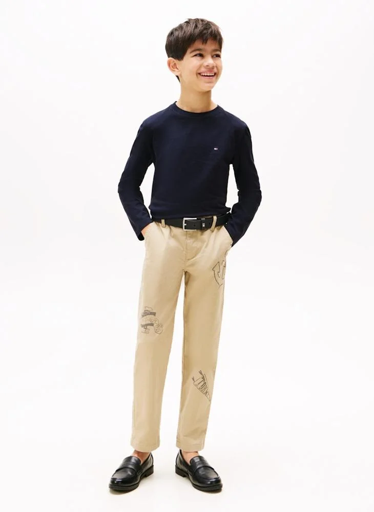 TOMMY HILFIGER Kids Essential Crew Neck T-Shirt