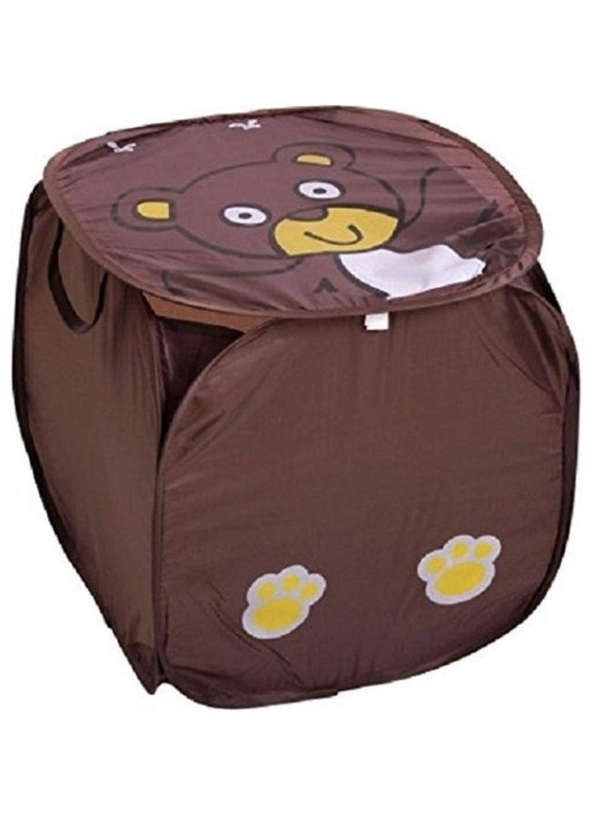 Foldable toy or laundry baskets in different shapes random color