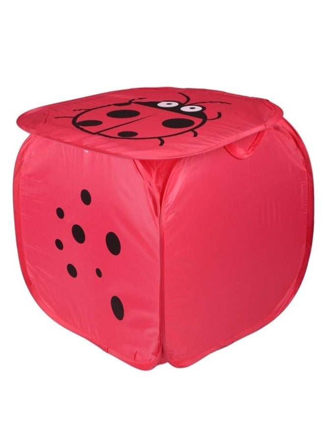 Foldable toy or laundry baskets in different shapes random color