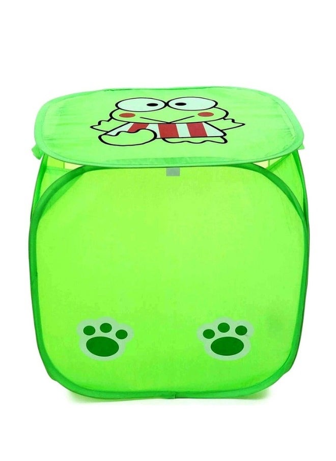 Foldable toy or laundry baskets in different shapes random color